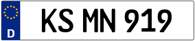 Truck License Plate